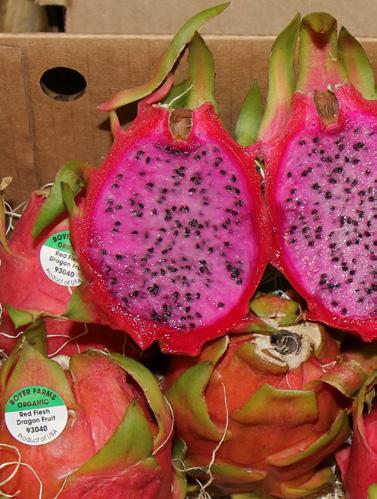 All varieties are now new crop out of California and in plentiful supply! Organic Dragonfruit, Kiwano, Passion fruit, and Starfruit among others, will all be available in limited supplies next week!