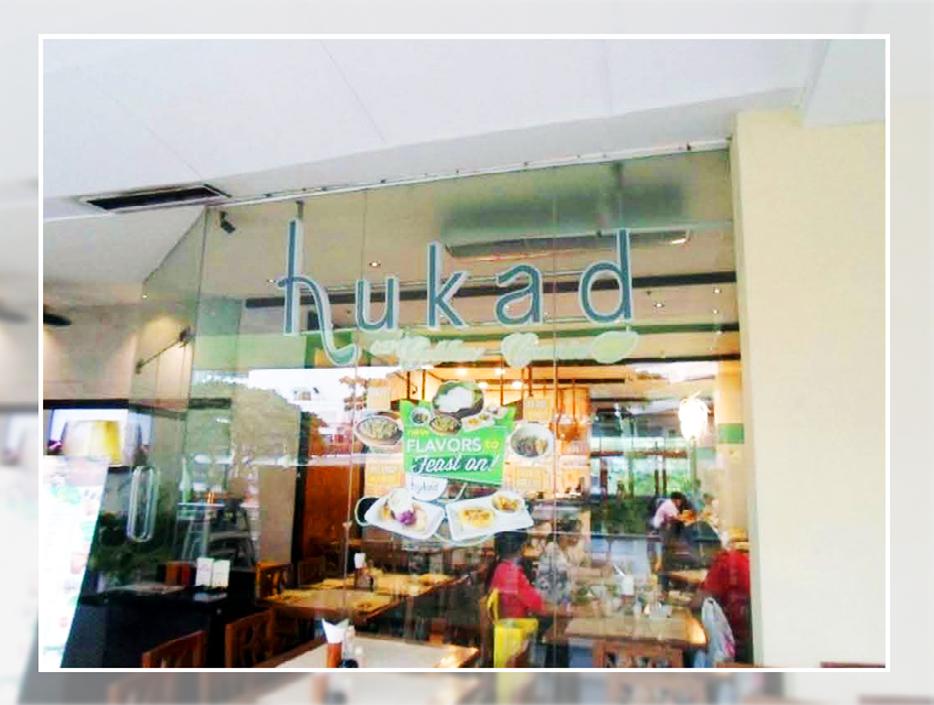 HUKAD : a Filipino restaurant located at Salinas drive, SM City Cebu, Robinson s Cebu and Ayala Center Cebu Hukad is a Cebuano word meaning to serve food on your plate.