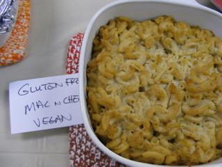 Bake at 250 for 30 minutes, stirring after 15 minutes. 4. Let cool and add to Zip-Lock bag. Kathy P. Gluten Free Mac and Cheese Combine: 4 Tbsp. olive oil 2/3 c. barley flour 1 tsp.