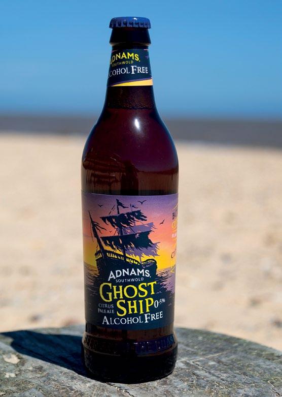 The low alcohol version has an assertive pithy bitterness and a malty backbone, which is balanced by a blend of citrus
