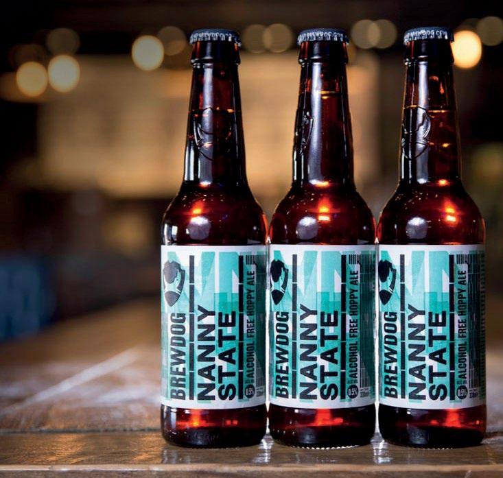 64 BrewDog's mission was always to make people passionate about great craft beers. Nanny State serves as a testament that low alcohol beer does not equate to taste free beer.