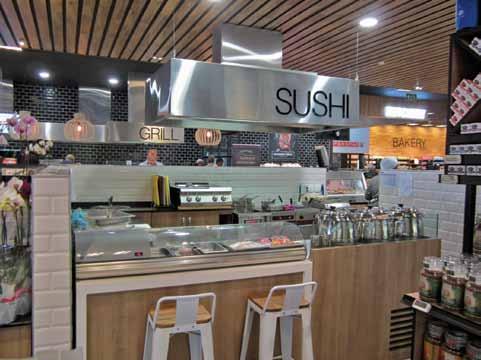Whether it is sushi or take-home meals, the