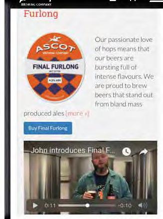 our business We have innovative Smart Pump Clip contactless technology allowing consumers to find out more information about our beers with just the tap of a smartphone on the pump clip, helping us