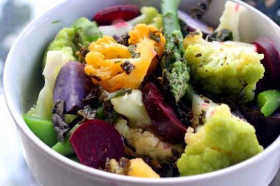 Make half of your meal veggies.