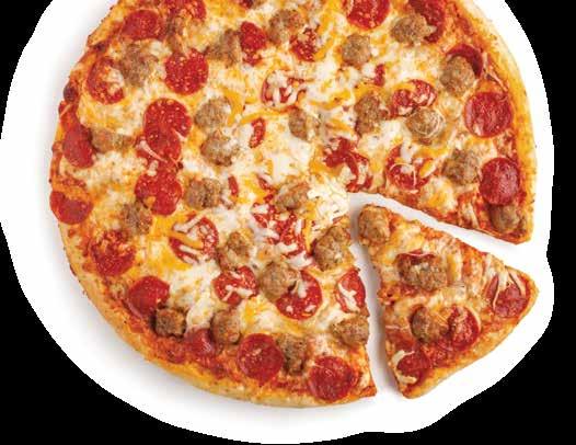 italian pizza Choose between thin, traditional or Tuscano cracker crust 12" Large Pizza 1 Topping 8.00 2 Topping 9.00 16" Family-Size Pizza Specialty 12.00 12.00 Gourmet 1 Topping 11.00 12.00 2 Topping 15.