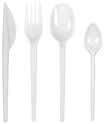 100 Fork White Economy 16,5 cm 100 Spoon White Economy 16,5
