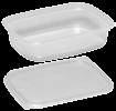 Catering Baking Products Plastic Trays Take Away Cutlery Plates Drinking Cups Eco Products Cling Film 58 Food tray and supplement 131940 Mixed Take Away 131941 131942 5179 5220 LxW (cm) H (cm) Crt.