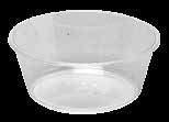 Clear 235 ml 800/12 Matching lid Dessert tray on pedestal, 220 ml, PS Diameter x H