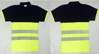 Reflective Vest Product Code : T-Shirt RFT53 Front Opening Polo