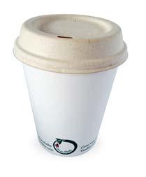 cup with fibre lid Cup Sleeves Sleeves Kraft Chlorine Free, 100% Recycled Content