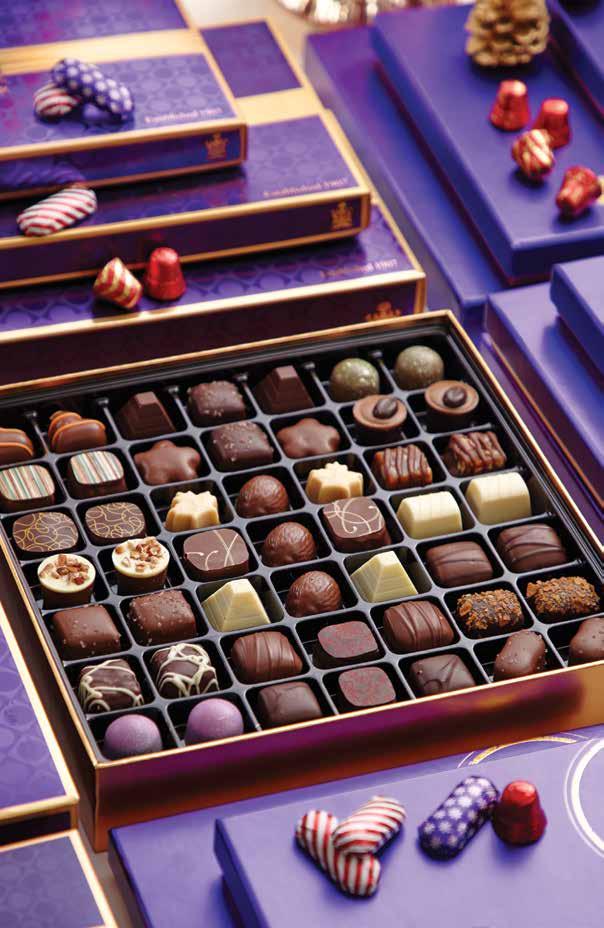 Classics A holly jolly collection of party-ready chocolates, made with love, tasty ingredients and 100% sustainable cocoa. Pick up a few extra and you re ready for any gifting emergencies.