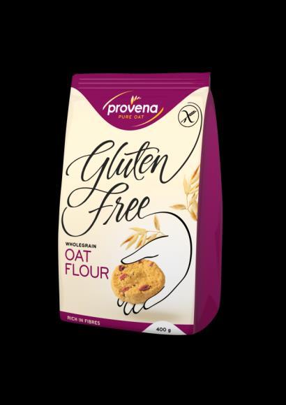 PROVENA Whole grain oat flour 100% Whole grain pure oats Healthy and delicious add