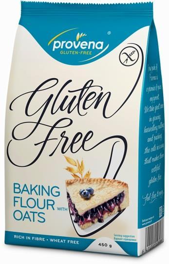 Provena Glutenfree Baking Flour with Oats 450 g EASY! Bake anything with this! Only flour you need. Tight package does not leak HEALTHY!