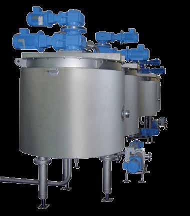 Perfect refining is achieved by using a special shaft with agitator arms and diverters rotating in a vertical, jacketed grinding tank filled with specially hardened steel balls.