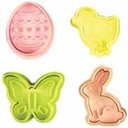 Easter Fondant Plunger Cutters