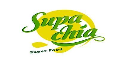 Supa chia About Supa-Chia Supa chia is a locally owned healthy food supplier. Supa chia will provide a combination of excellent food at value pricing, with fun packaging and atmosphere.