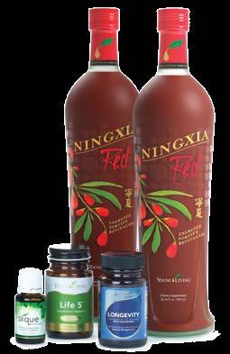Wellness Kit NingXia Red Bottles (750 ml) x 2 Longevity Softgels x 1 Slique