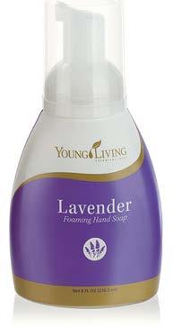 hair. Essential oils: Lavender, copaiba, geranium, vanilla * Code 5195550 295 ml Lavender Hand Soap Lavender Foaming Hand Soap, part of Young Living s Lavender Signature Series, is a gentle,