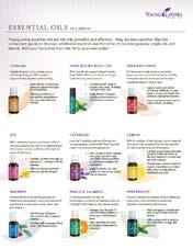 Essential Rewards Kits with the Essential Oils at a Glance guide, which also includes exciting usage