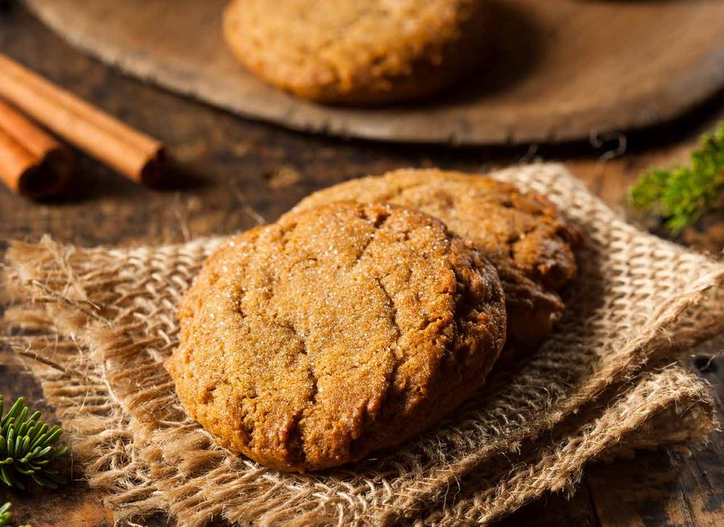 Ginger Snap Cookies Ginger is a warming spice, which makes these healthy as well as delicious for the holiday season. Ginger Snap Cookies Preheat oven to 275.
