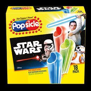 POPSICLE Star Wars undergoing reformulation to remove artificial sweetener, but will remain under 9g sugar.