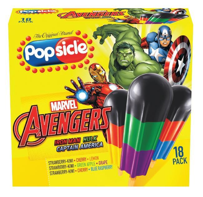 POPSICLE MARVEL AVENGERS updating to Wonder Woman LAF attached.