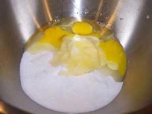 Step 3 - Add the butter and the egg Add the 1/4 cup soft