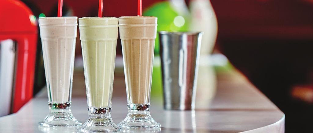 BIG SHAKES Freshly made to order, our old-fashioned ice cream shakes are so