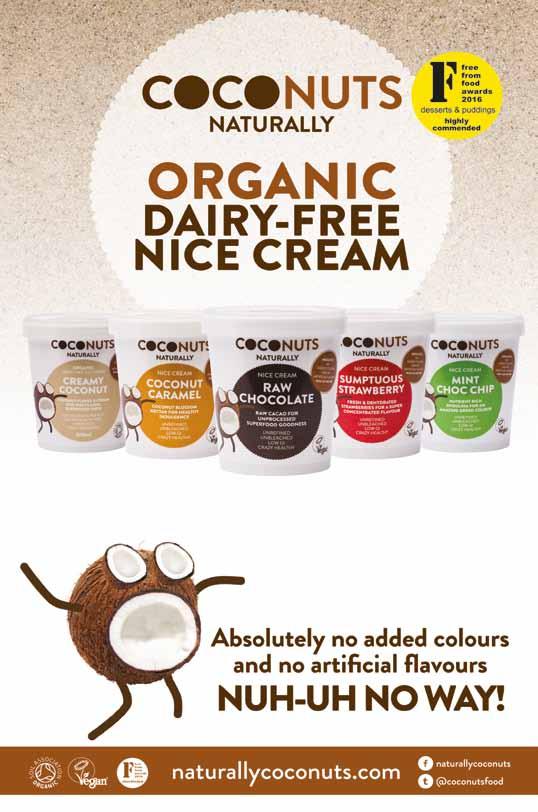 TAKEHOME ICE CREAM AUGUST OFFERS 28316 Creamy Coconut 61867 Coconut Caramel 61615 Raw Chocolate 53118