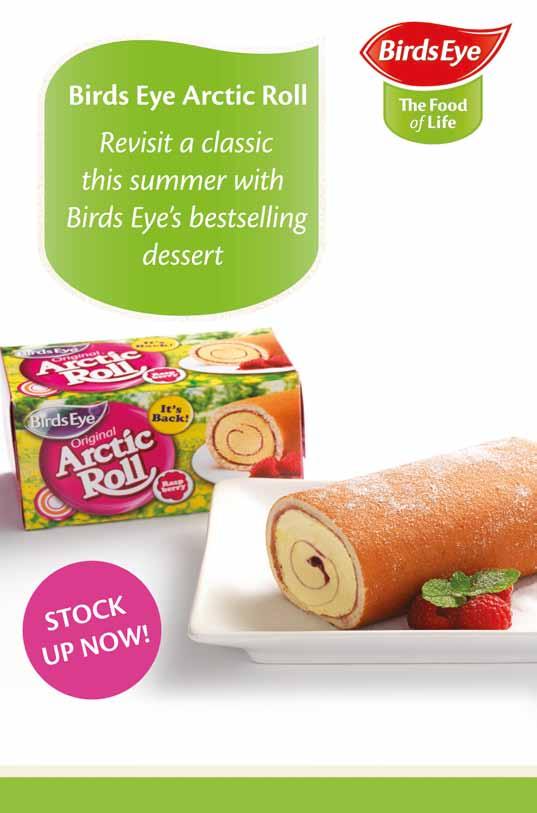 FROZEN DESSERTS AUGUST OFFERS 9402 Arctic Roll 12 x 260g 11.99* RSP 2.