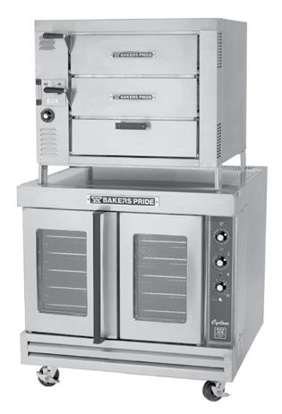 All-purpose gas ovens GP-51, GP-61, GPBC MODELS Bakers Pride GP series ovens are designed for baking pizza, pretzels, flatbreads, and other bakery