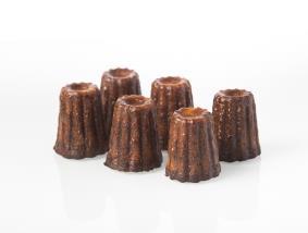 $10 Tart 80mm in diameter Cannele (nut free) The crisp dark exterior protects a soft, chewy