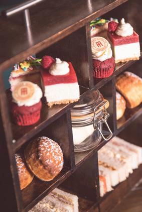 FESTIVE AFTERNOON TEA WITH A SPARKLE Get into the Christmas spirit with our festive afternoon tea.