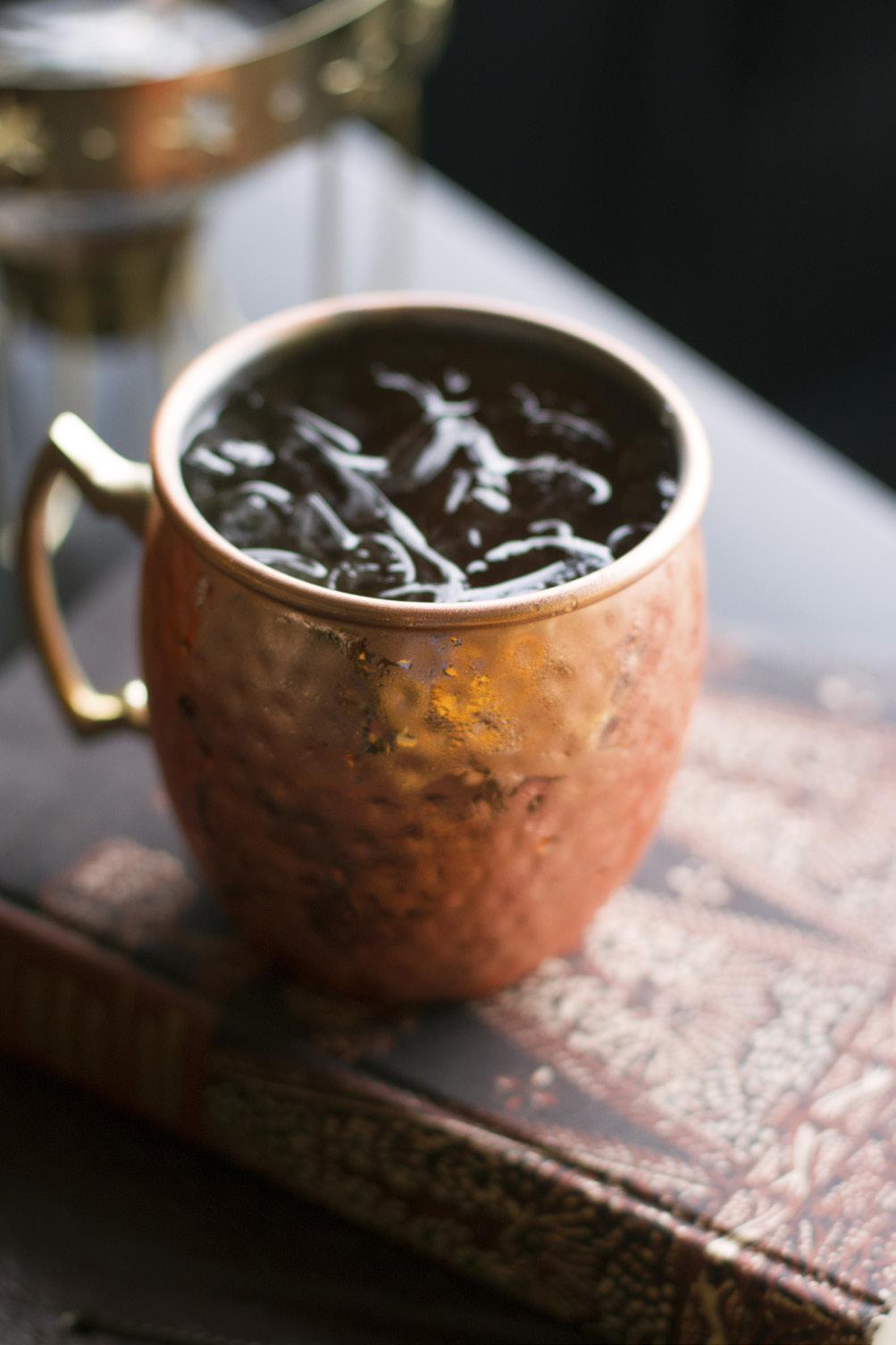 Mountain Mule Enjoy a fall twist on a summer classic with this apple cider Moscow mule.