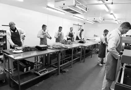 State of the art machinery, technology and cutting rooms offer our butchers the best preparation space and tools to work with.