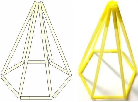 If you want to make different sided pyramid change the number of