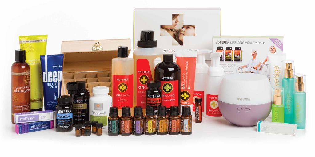 261 188 NATURAL SOLUTIONS ENROLLMENT KIT* A great selection of dōterra s natural and effective solutions for your home and family.