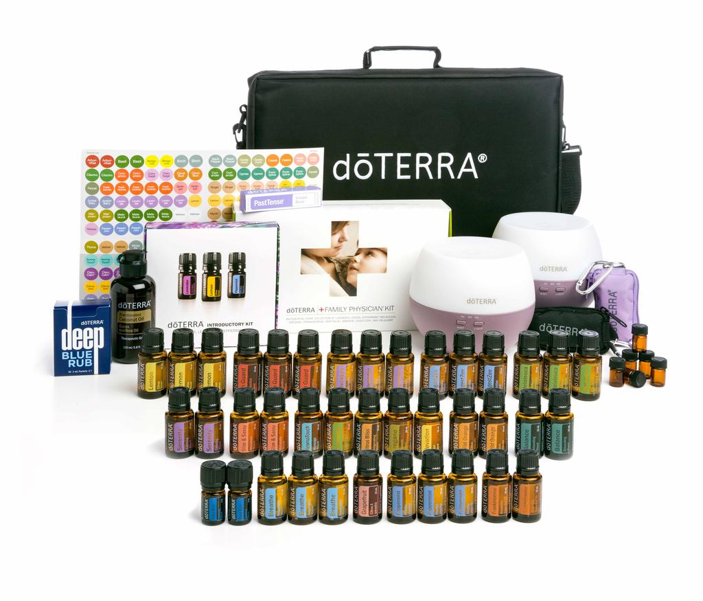 158 164 OIL SHARING ENROLLMENT KIT* An assortment of our most popular and powerful essential oils designed to make it easy to share dōterra with others.