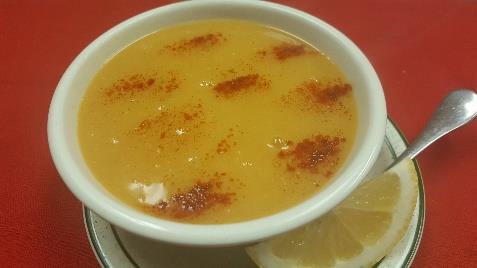 SOUPS & SALADS Red Lentil Soup (F-G-D-N-S) 4.