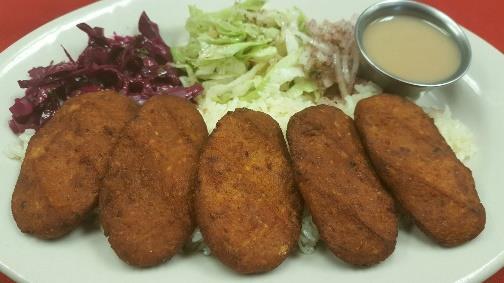 95 Served with homemade rice, onion salad, fresh greens, pickled red cabbage and falafel sauce Mixed Vegetable Kebab