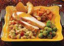 Baking pan for this entrée not included. (While supplies last). (One size only 12 14 lb. turkey. Turkey previously frozen.) Large Meal (with 3 lbs. Gravy)...99.