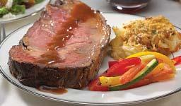 Served with Sherry Wine Demi-Glace and creamy horseradish sauces. Small Meal...99.99 Large Meal...199.99 Entrée & Sauces Only: 69.