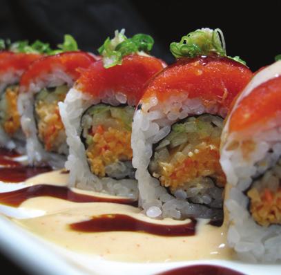 Sushi Chef s Special Rolls Awesome Roll* Bank Roll* Crazy