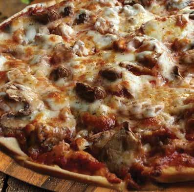 of Italian style sausage and mushrooms topped with fresh mozzarella cheese. 22.5 oz.