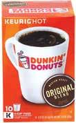 15-15.8 oz. /0 (.6-0.5 oz.) or Dunkin Donuts K-Cups ( ct.