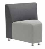 9786-24 W X 30 List $350 esigner Felt Fabric Single Seat