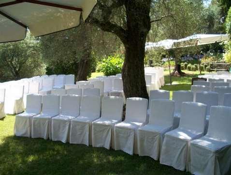 YOUR WEDDING CEREMONY We can organize your wedding ceremony in our garden and set-up our