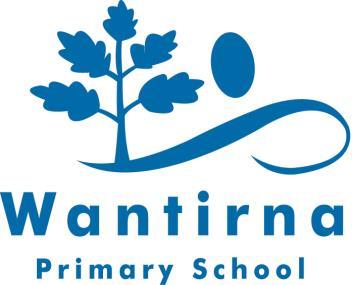 Wantirna Primary School No. 3709 120 Mountain Highway, Wantirna 3152 Telephone (03) 9801 1938 Fax (03) 9887 4192 E-mail: wantirna.ps@edum