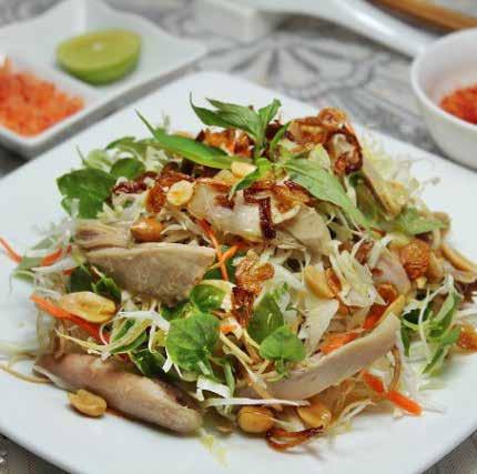 Rare Steak Beef Salad Gỏi Bò Tái Chanh Shreadded Chicken or Chop Chicken with