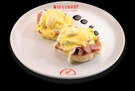 our all day snacks that are served with toast can be either White, Brown, Rye OR Health toast Eggs Benedict 66.